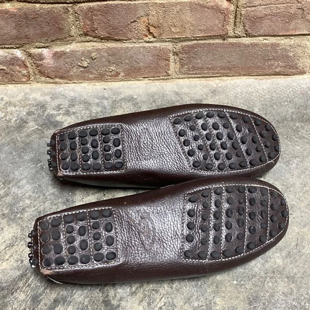 Tod’s Brown Driving Slip On Loafer Shoes Size 7